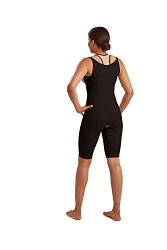 MARENA Recovery Knee-Length Compression Girdle with High-Back - M, Black