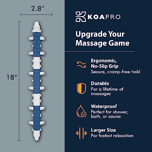 KOAPRO Fascia Massage Tool Large - HUMANTouch 3.0 - Mimic Natural Myofascial Release & Alleviate Tension with Manual Trigger Point Deep Tissue Cellulite Massager Tool for Neck Back Legs & Full Body