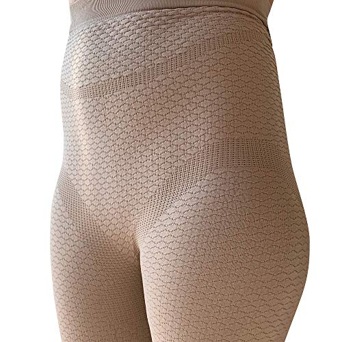 BIOFLECT® Compression Shorts with Bio Ceramic Micro-Massage Knit- for Support and Comfort - M/L Sand