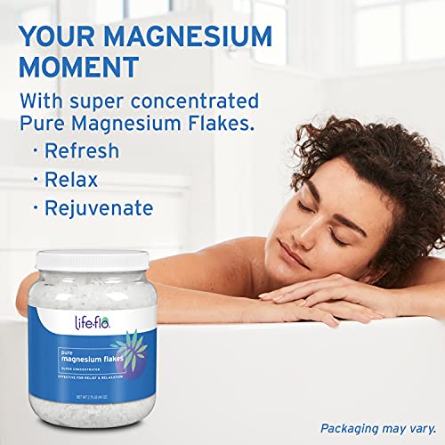 Concentrated Magnesium Chloride Crystals, Relaxing & Rejuvenating Soak (44 oz)